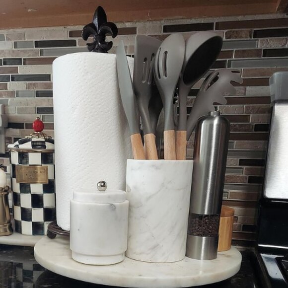 6 PCS with Wooden Handle for Non-Sticker Cookware Heat-Resistant - Picture 2 of 13